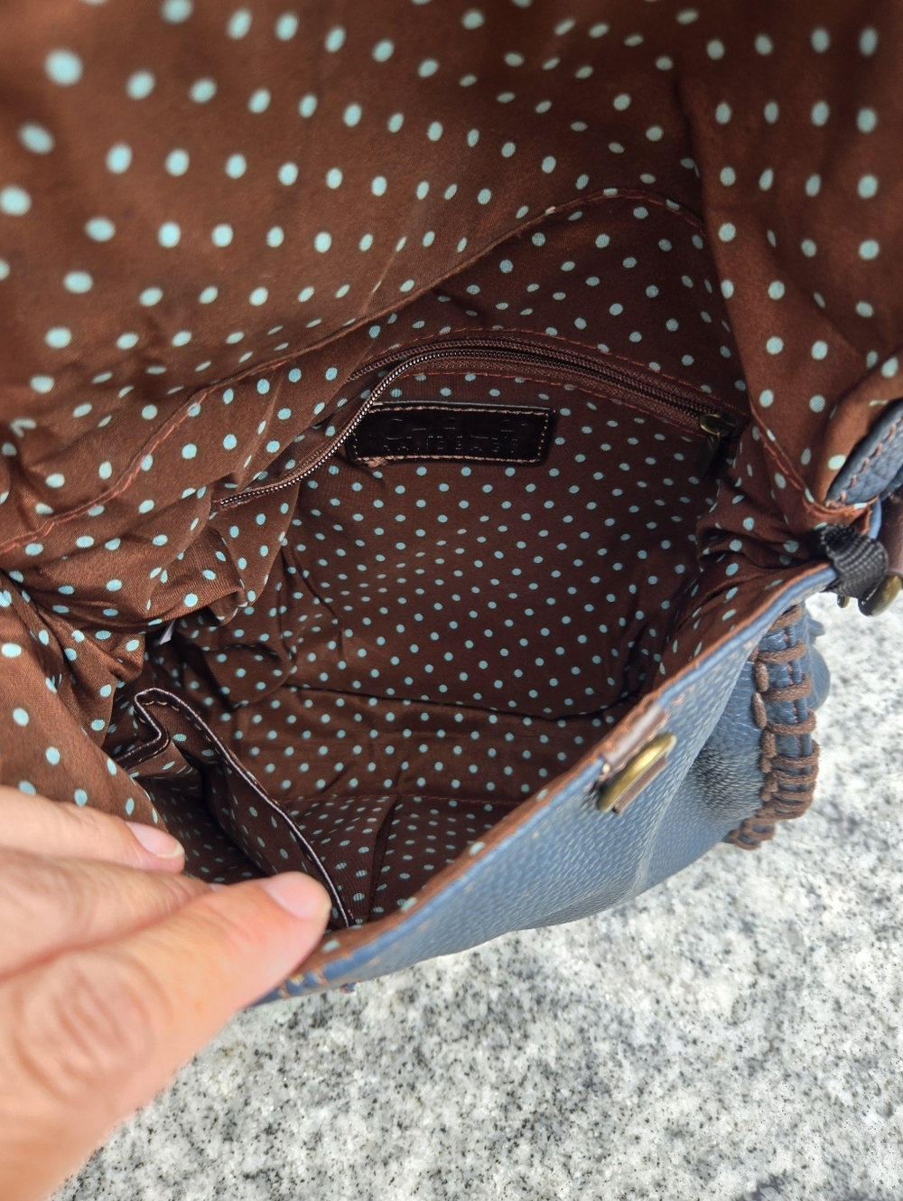 CHALA Charming Crossbody Bag Shoulder Handbag With Flap Top and Zipper - Picture 5 of 11